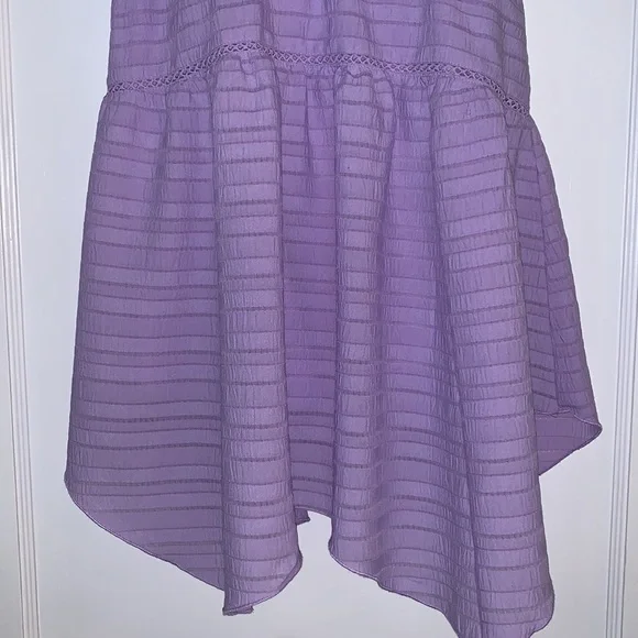 Wild Fable Lavender Texture Ruffle Fit & Flare Dress EUC XS - Picture 6 of 12